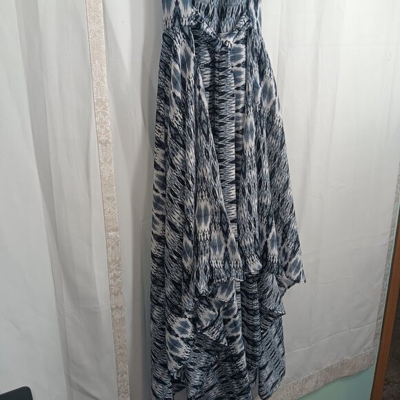 Diva Collection Womens size Medium Sleeveless Maxi Asymetrical bottom Dress E21 - Picture 4 of 16